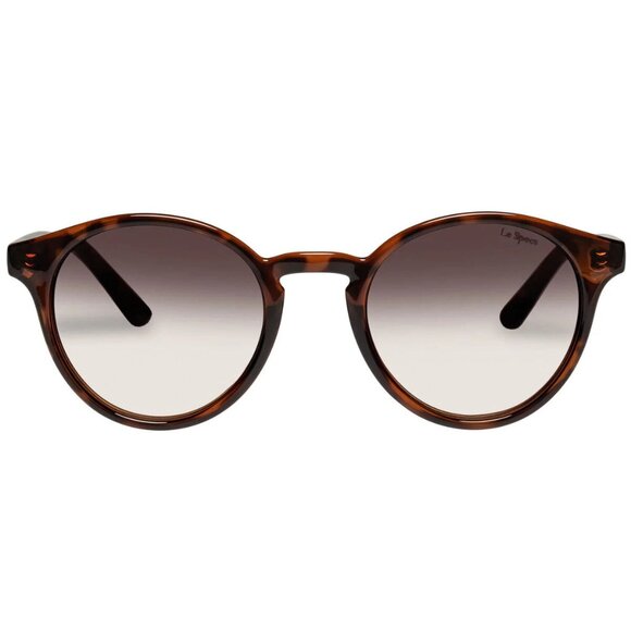 Le Specs Whirlwind Tortoise Round Sunglasses - Picture 1 of 3